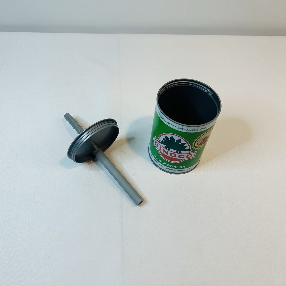 Cars Dinoco Motor Oil Can Sipper Drink Cup Green Disney Parks Nice - Picture 8 of 11